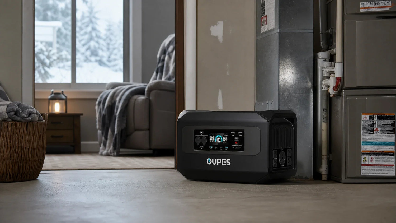 Can a Portable Power Station Run a Gas Furnace During an Outage?