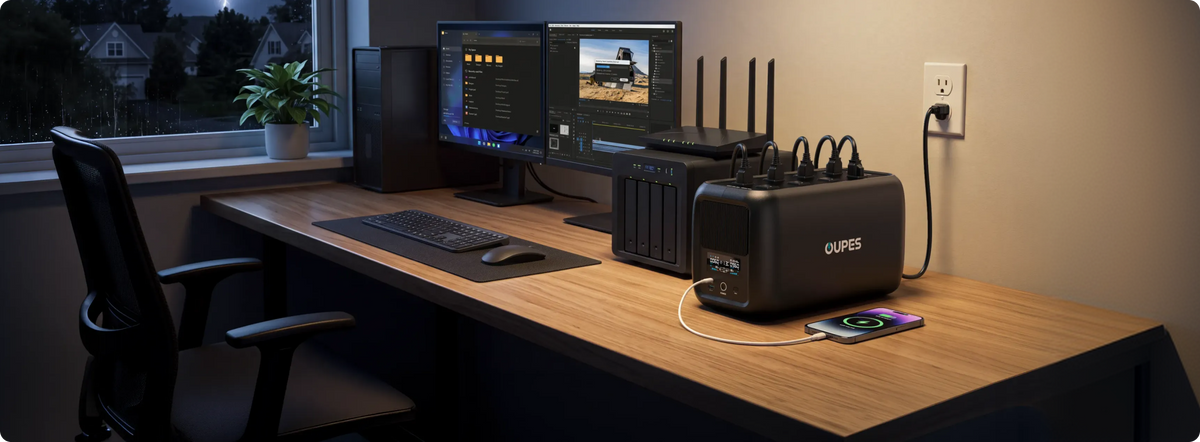 OUPES UPS 1200 & UPS 1800 Officially Launched: 0ms Online UPS Power Protection