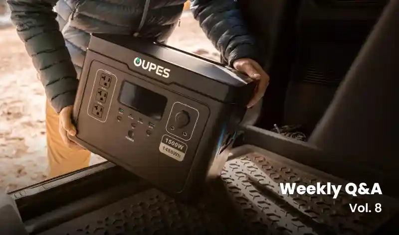 oupespowers Weekly Q&A Vol. 8: Night Use, Solar Charging, and Error Codes