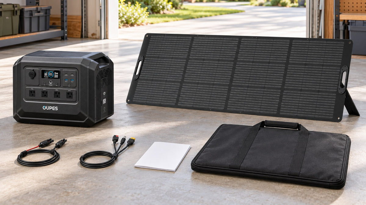 What Components Should Typically Be Included in a Solar Generator Kit?