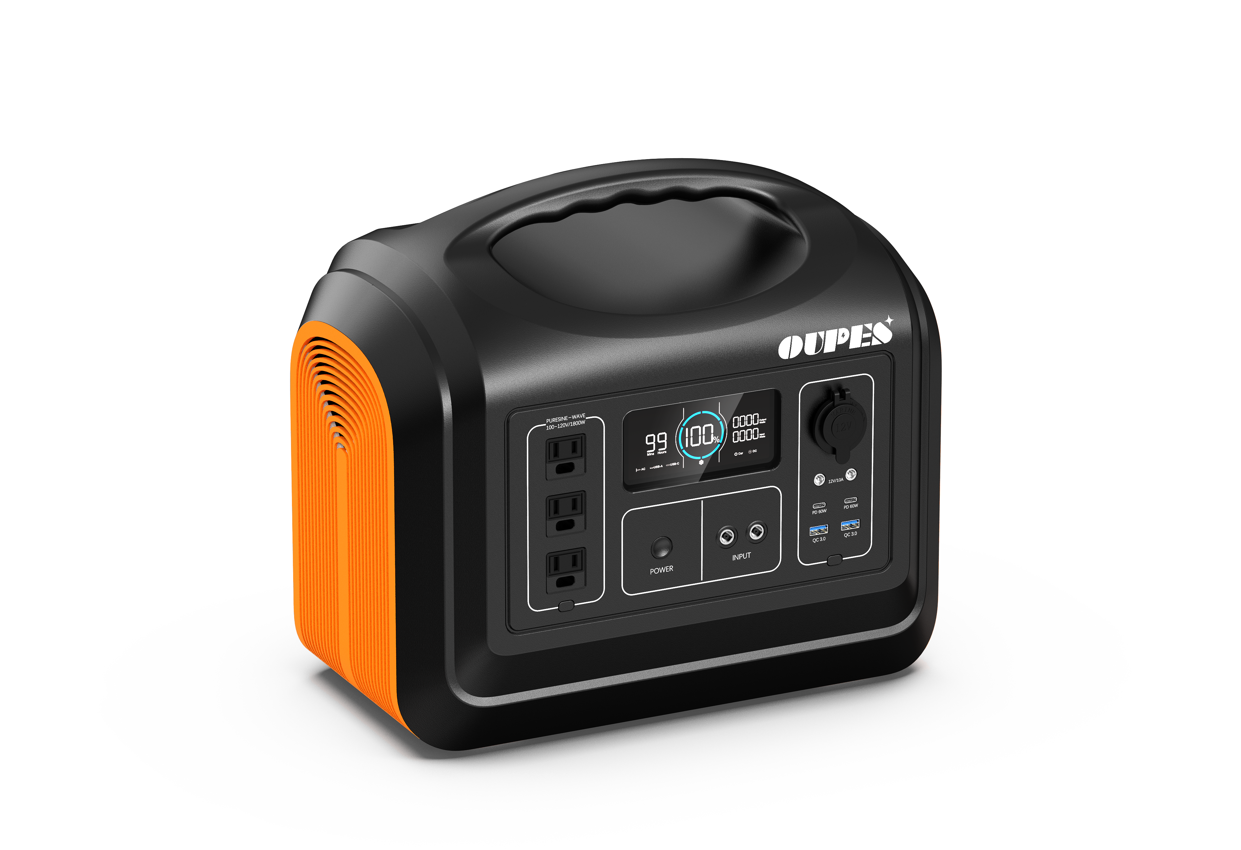 (Refurbished) OUPES 1800W, 1488Wh Portable Power Station