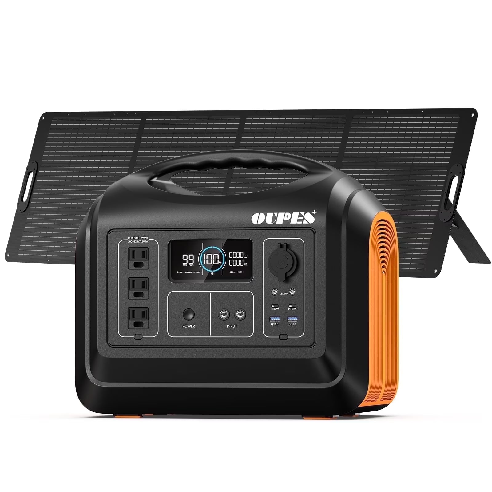 (Refurbished) OUPES 1800W, 1488Wh Portable Power Station