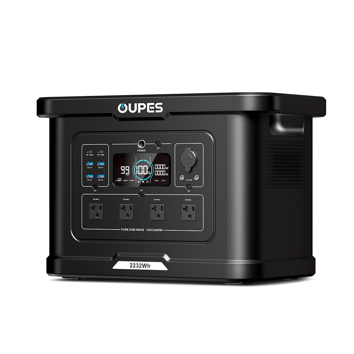 OUPES Exodus 2400 Portable Power Station | 2400W 2232Wh