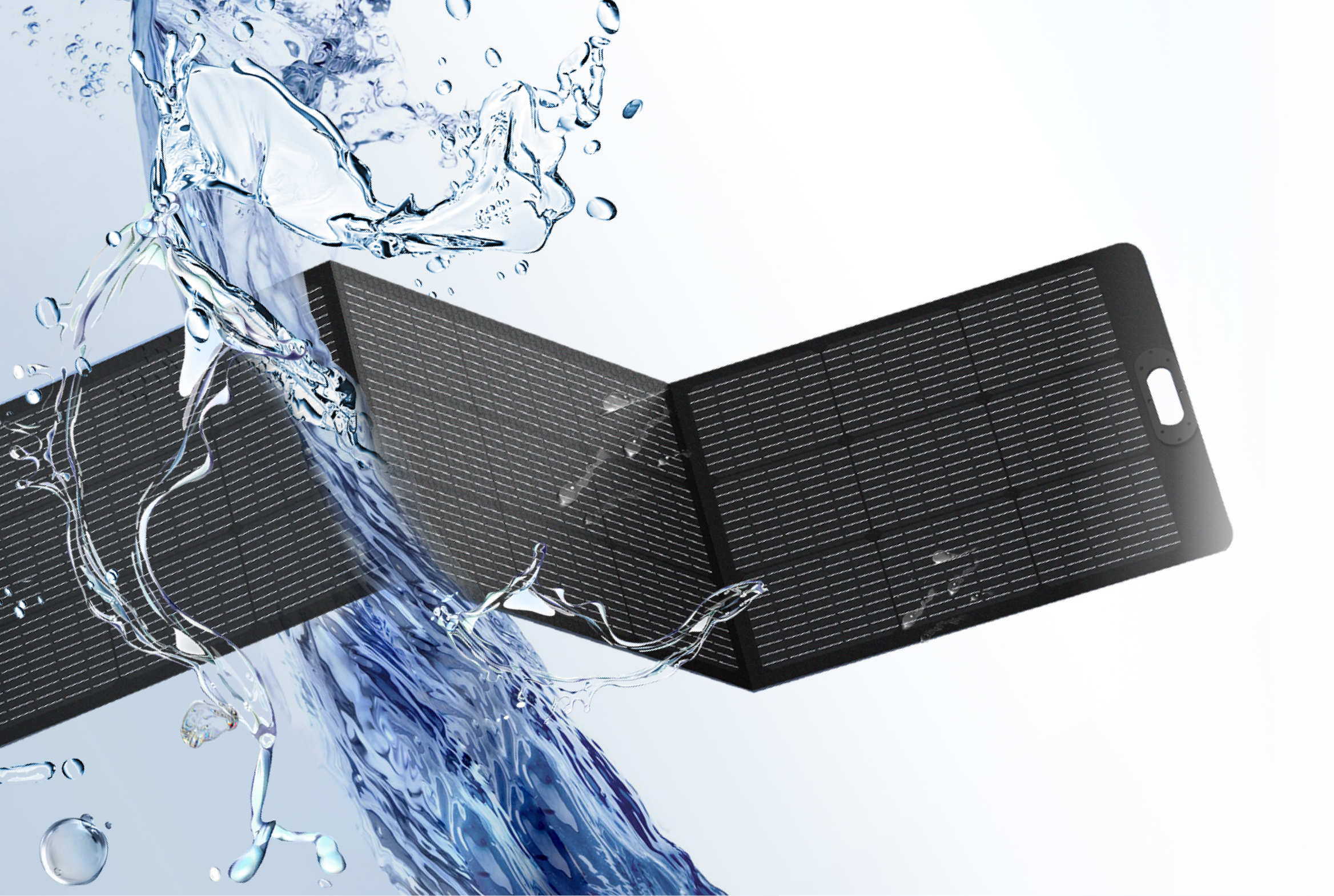 The OUPES 240W solar panel is IP65-rated for durability.