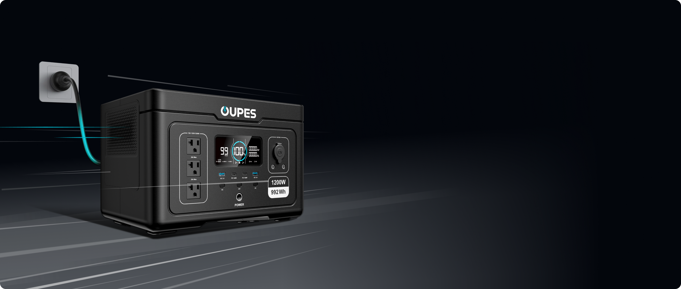 OUPES Exodus 1200 High Speed Charging Portable Power Station