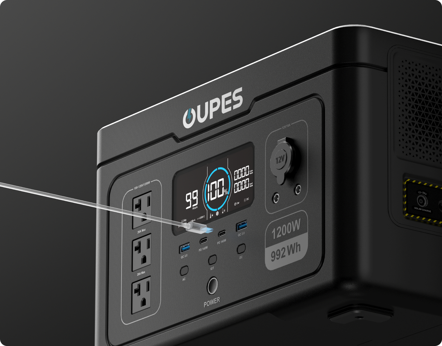 OUPES Exodus 1200 Portable Power Station with 140W USB-C