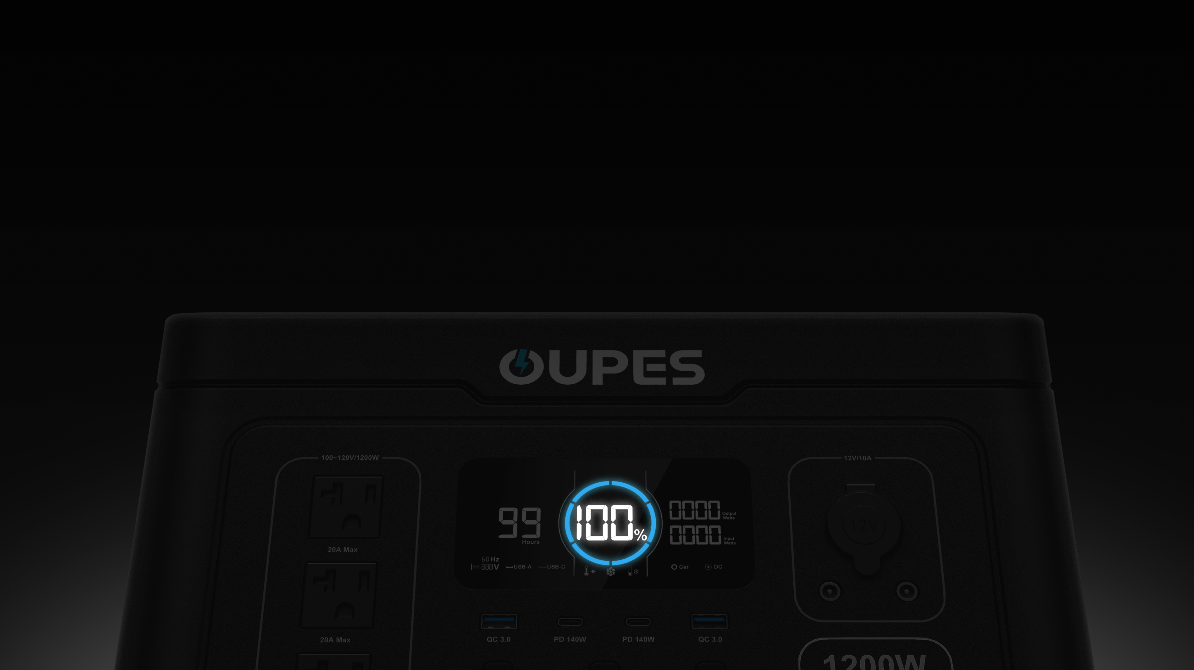OUPES Exodus 1200 Portable Power Station | 1200W 992Wh