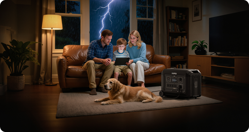 Portable Power Station for Hurricane Preparedness