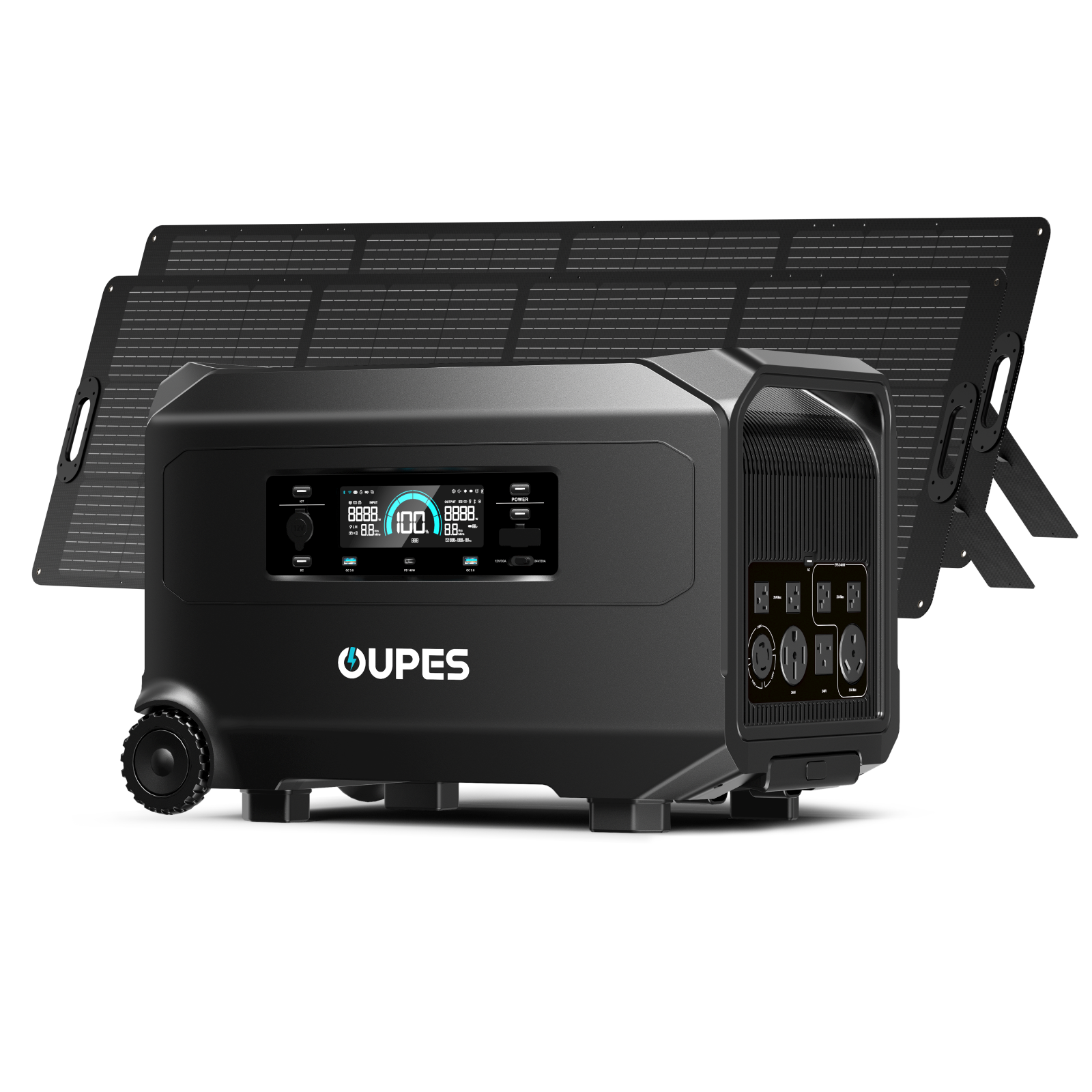 OUPES Guardian 6000 + 2*240W Solar Panel | Solar Generator Kit
