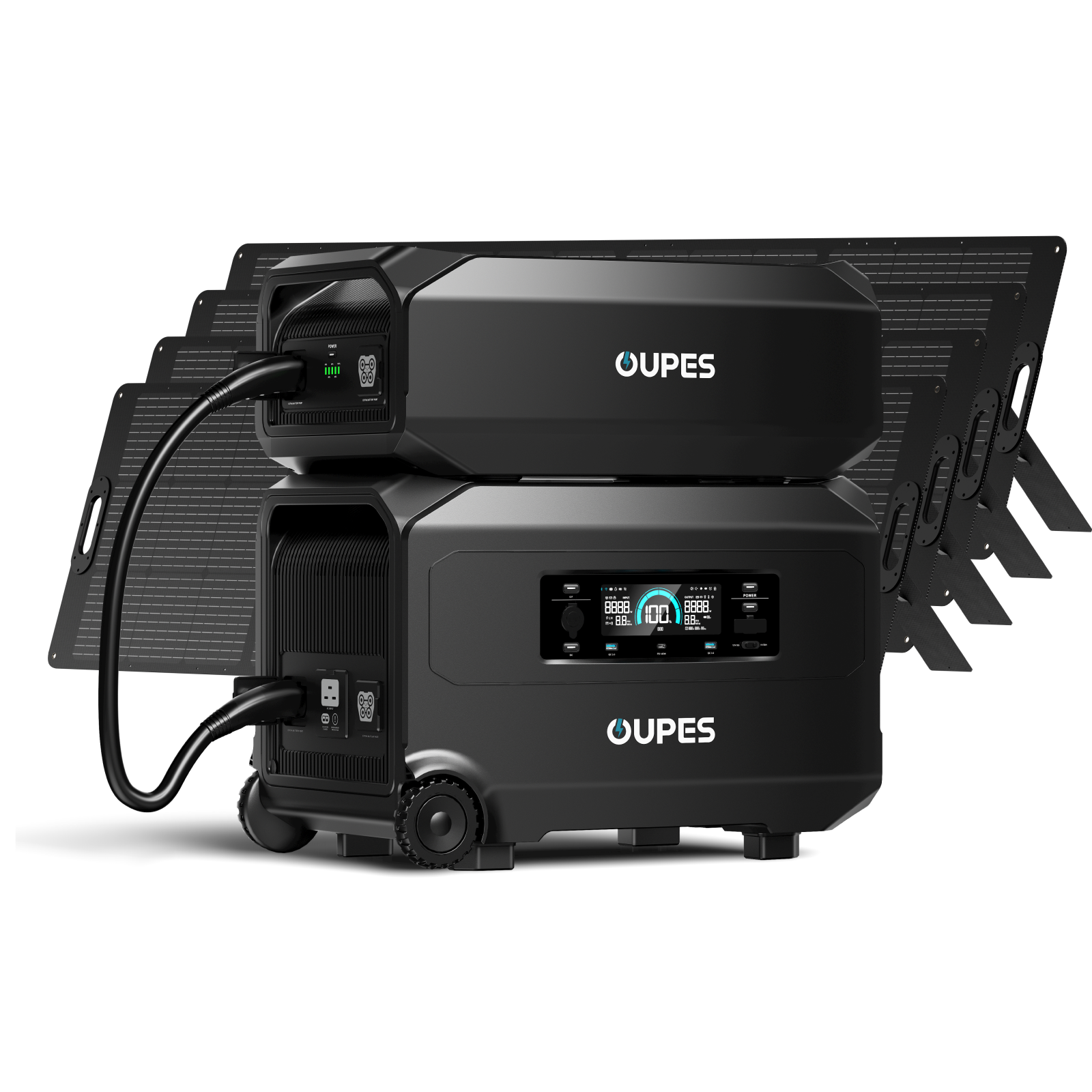 OUPES Guardian 6000 + G5 Extra Battery + 4*240W Solar Panel