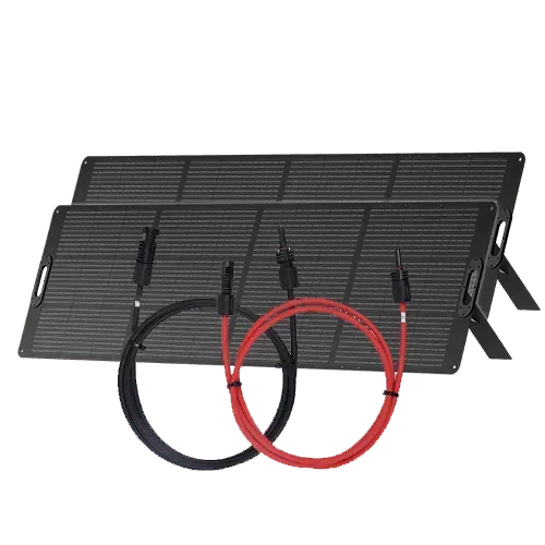 Extension Cable + 2*240W Portable Solar Panel