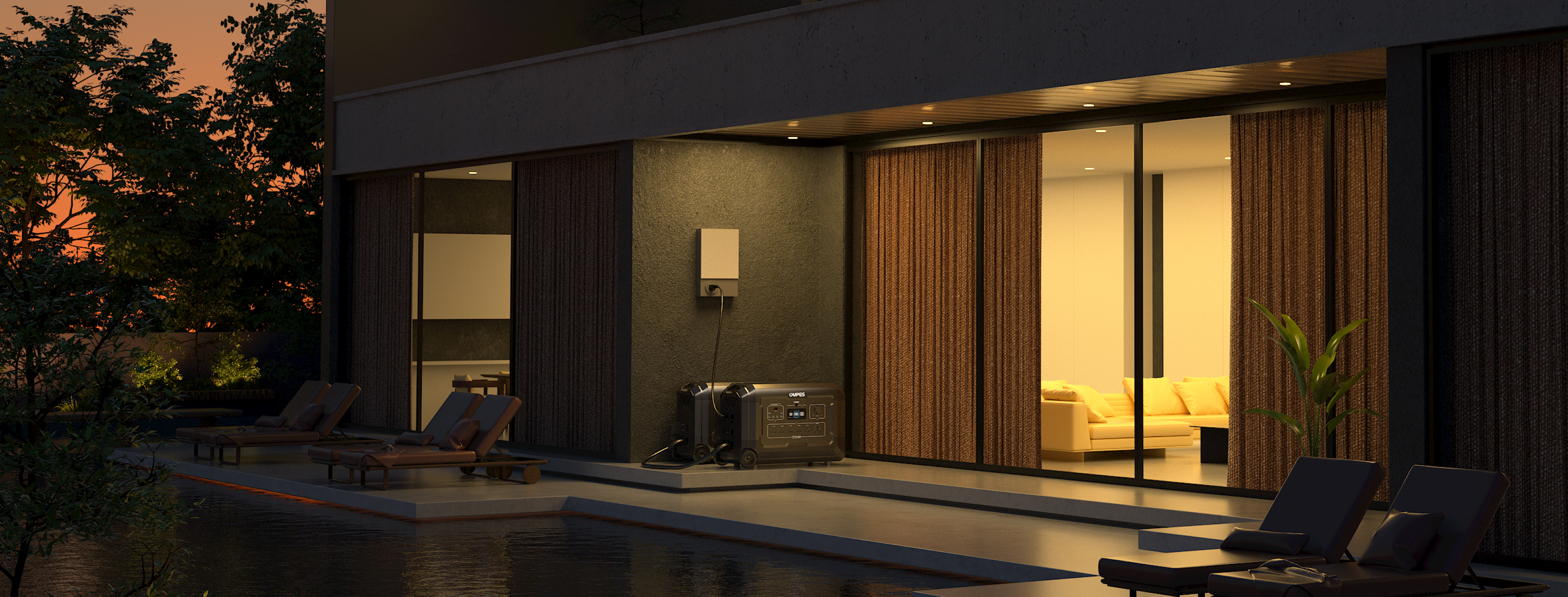 OUPES Mega Series Power Station - Home Backup Power