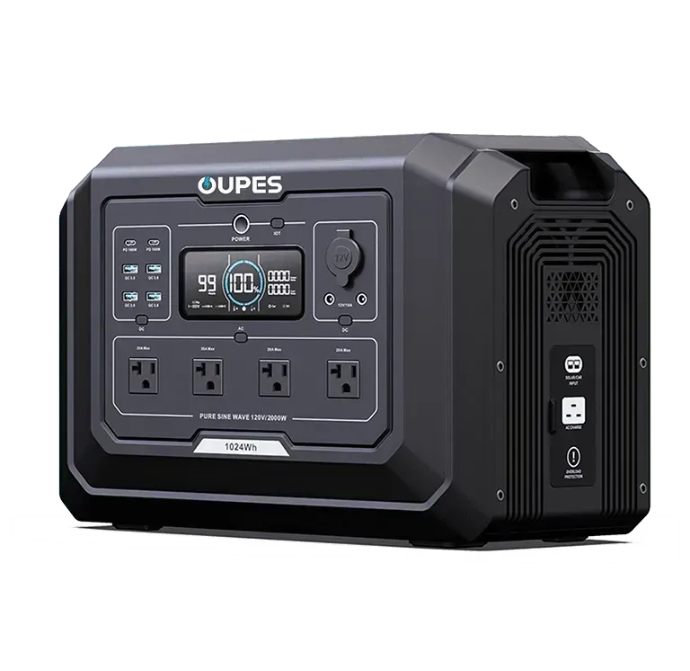 OUPES Mega 1 Home Backup & Portable Power Station | 2000W 1024Wh
