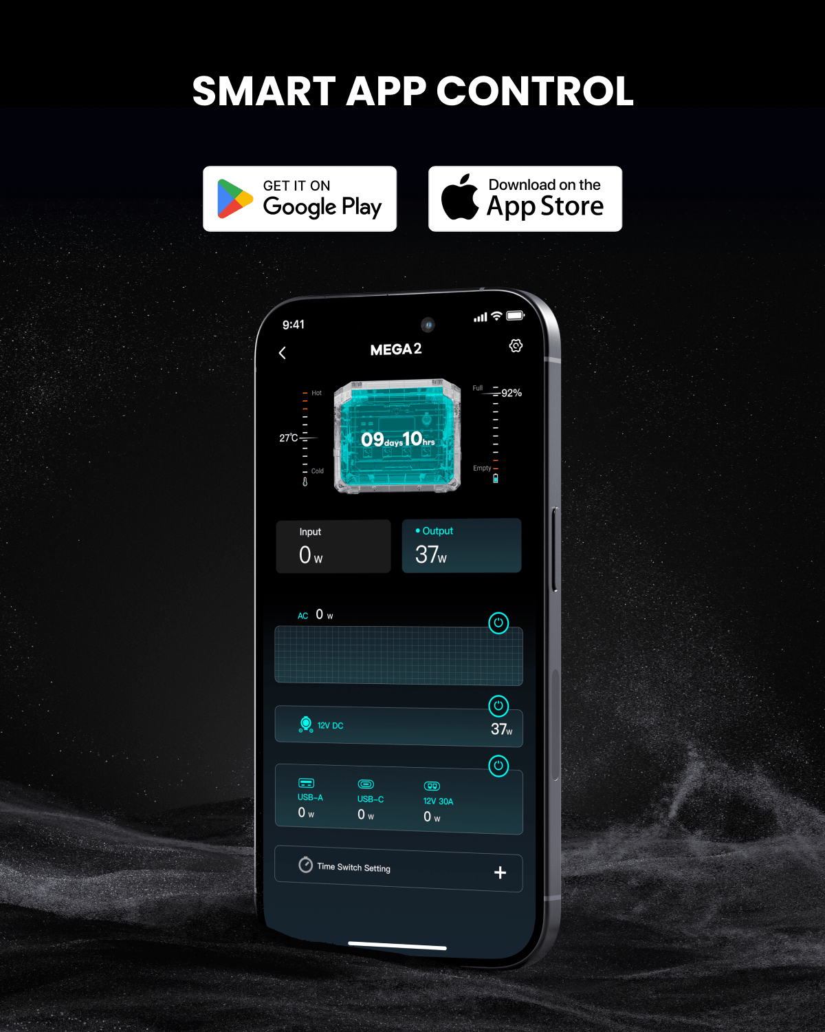 OUPES Mega 2 Home Backup & Portable Power Station | 2500W, 2048Wh