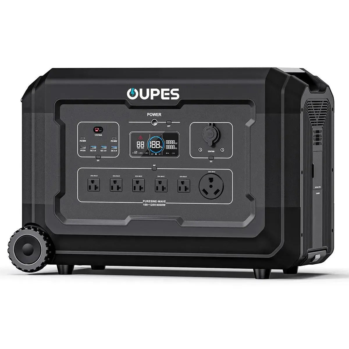 OUPES Mega 5 Home Backup & Portable Power Station | 4000W 5040Wh