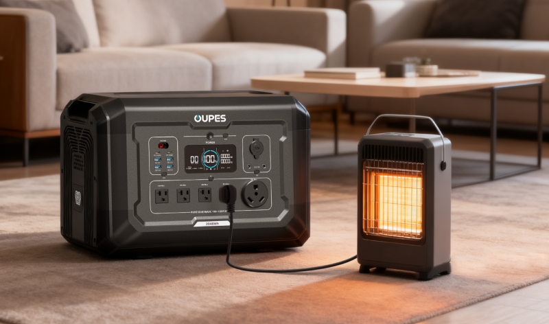 How Long Can A Portable Power Station Run A Heater?