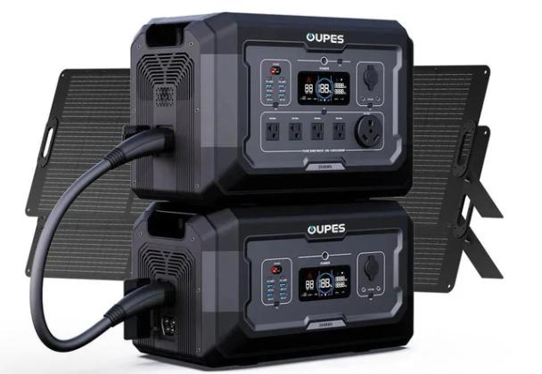 Which portable solar generator comes with the most useful accessories?