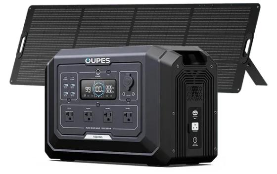 What portable solar generator is most suitable for emergency backup power?