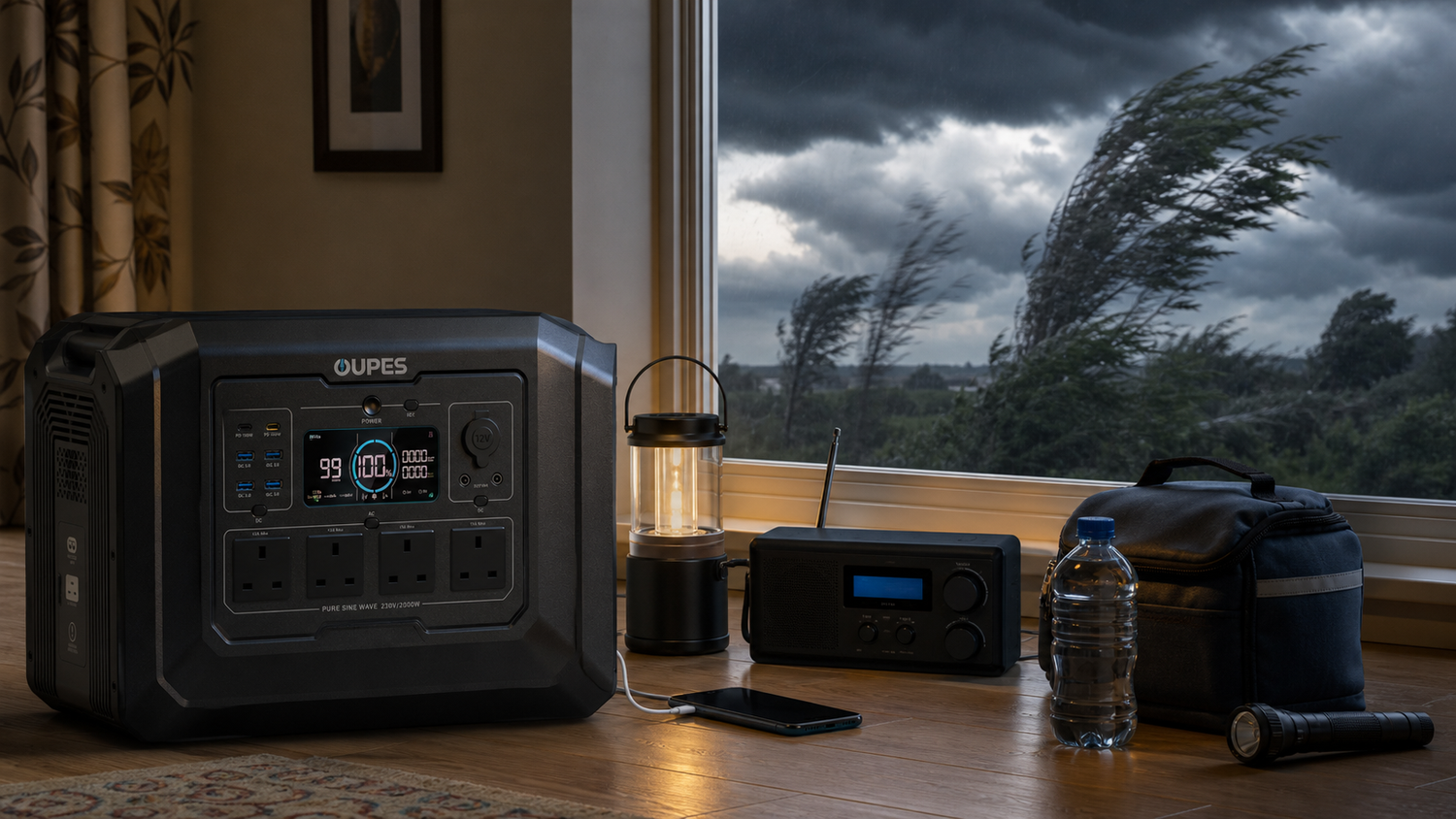 How to Choose a Hurricane Backup Power Station: Appliance Watts, Surge Power, Battery Capacity, and Runtime