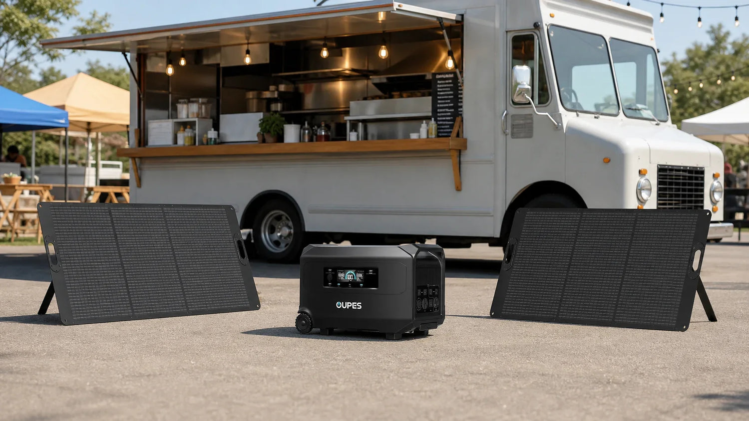 Can a Solar Generator Power a Food Truck?