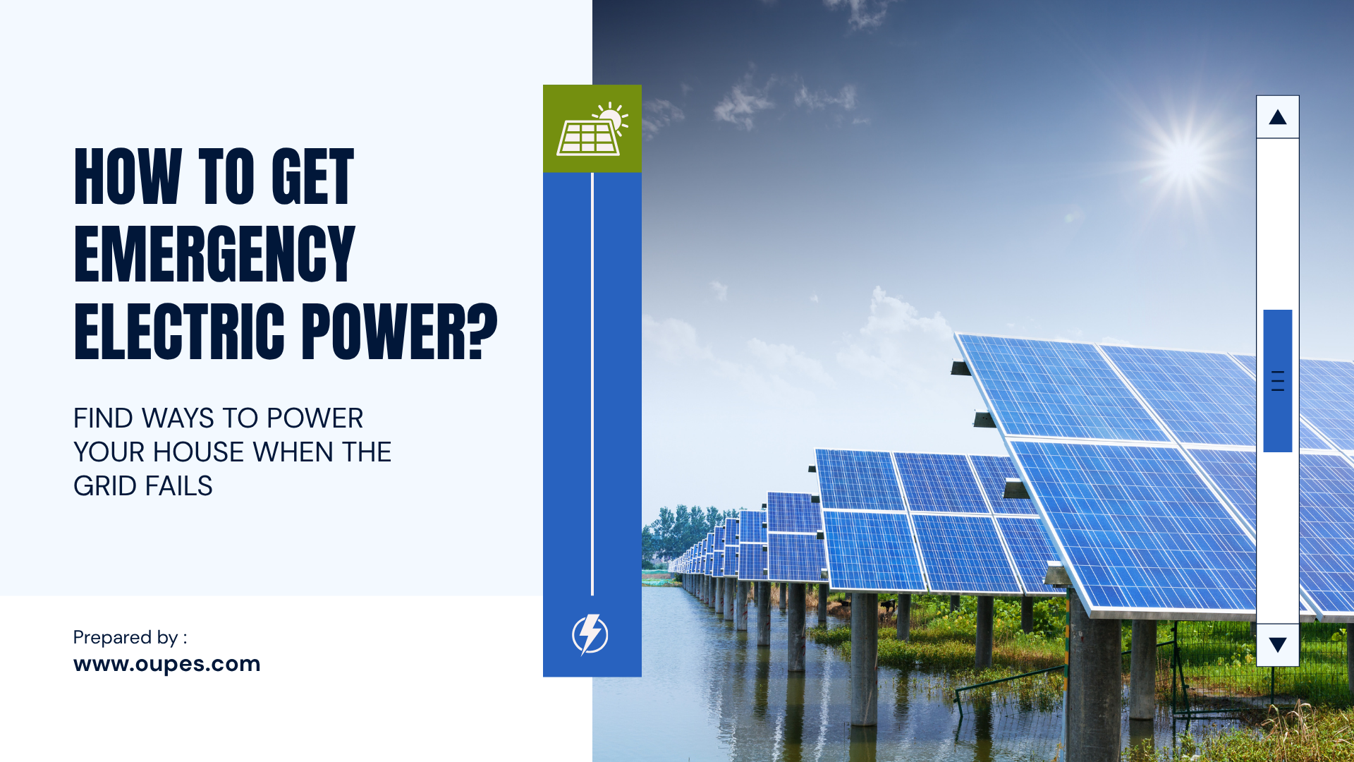 Find out how you can get the emergency power