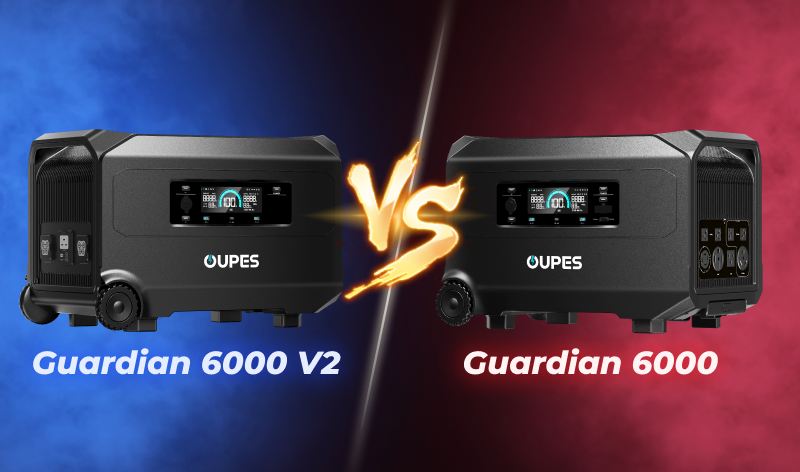 OUPES Guardian 6000 V2 vs Guardian 6000: From Home Backup Power to a More Powerful Energy Security System