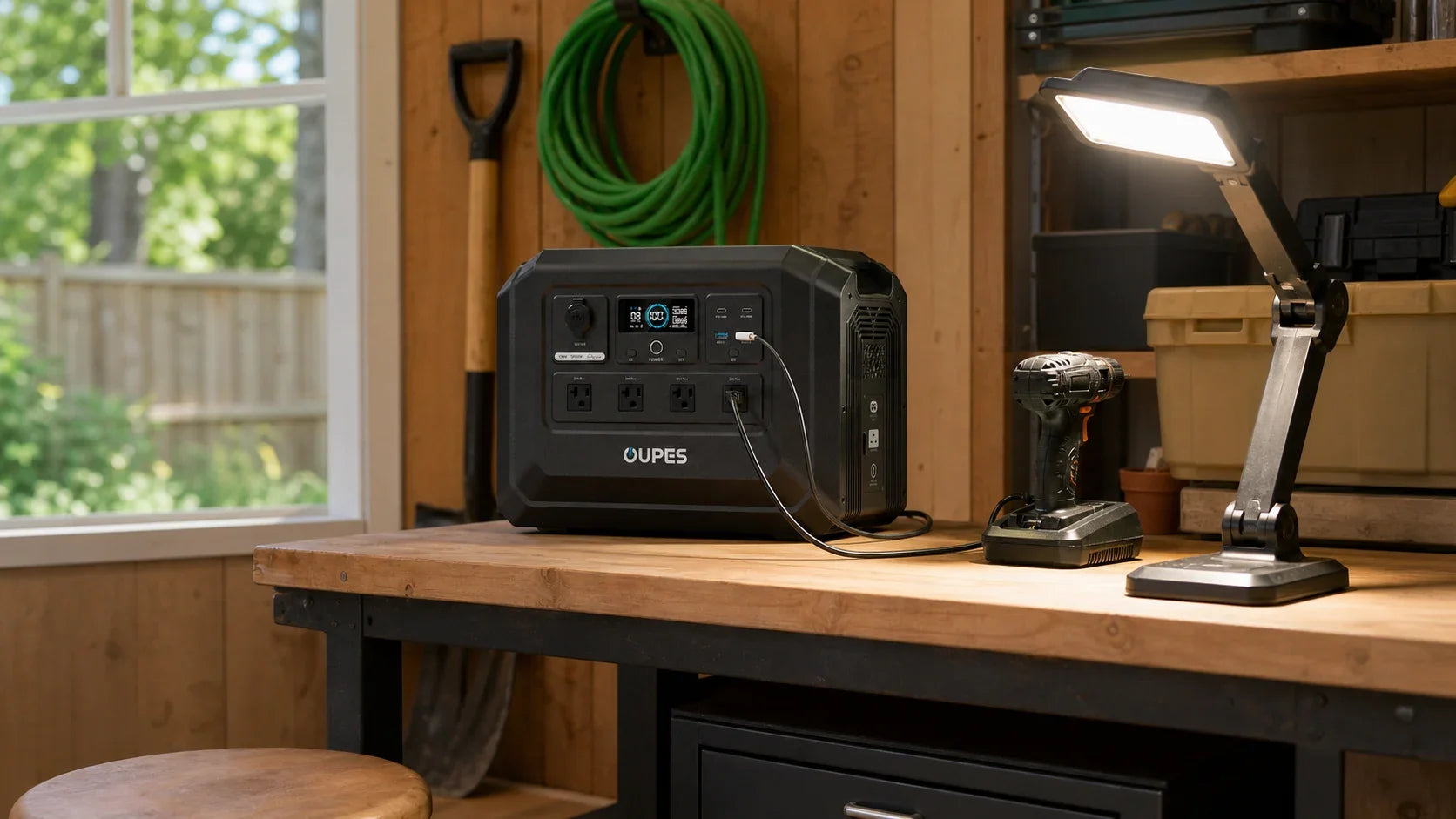 Using a Portable Power Station in a Shed: Sizing and Safety