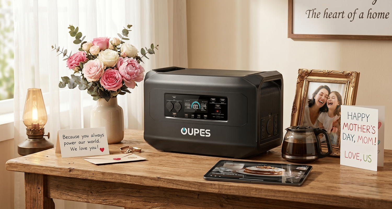 Mother’s Day Gift Ideas: Reliability for Mom and Family with OUPES Portable Power Station