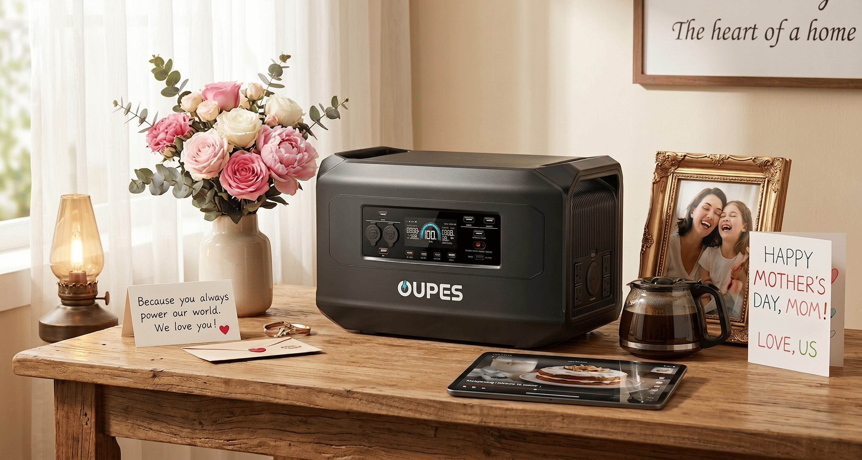 Mother’s Day Gift Ideas: Reliability for Mom and Family with OUPES Portable Power Station