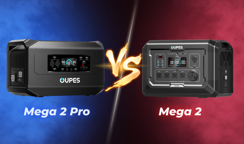 OUPES Mega 2 vs Mega 2 Pro: Both 2048Wh, How to Make the Right Choice for You?