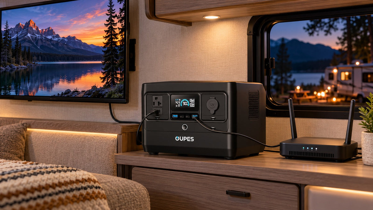 How Do You Provide Backup Power for an RV TV and Router?