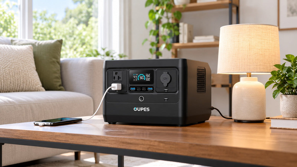 Where Should a Portable Power Station Be Placed During Use?