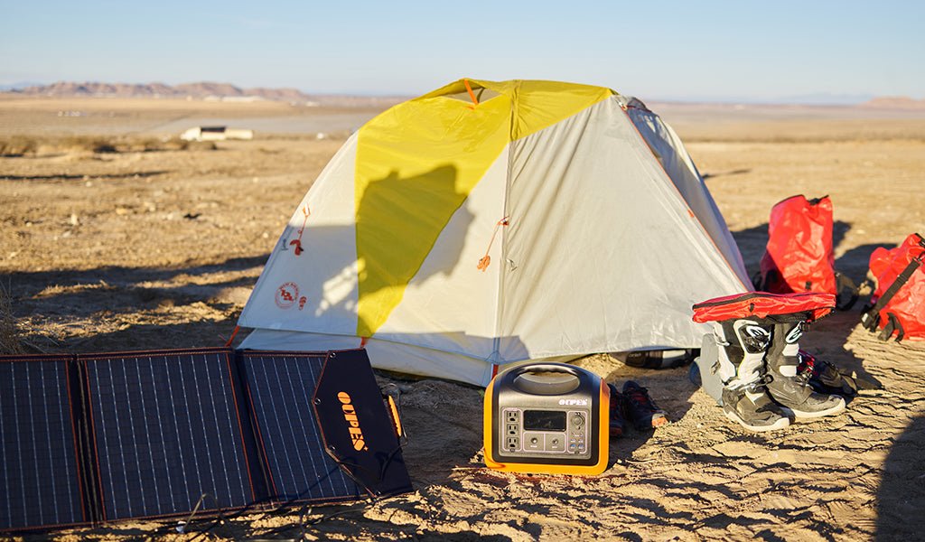 Power Your Camping Trips This Summer with Your Own Portable Solar Panels by Oupes