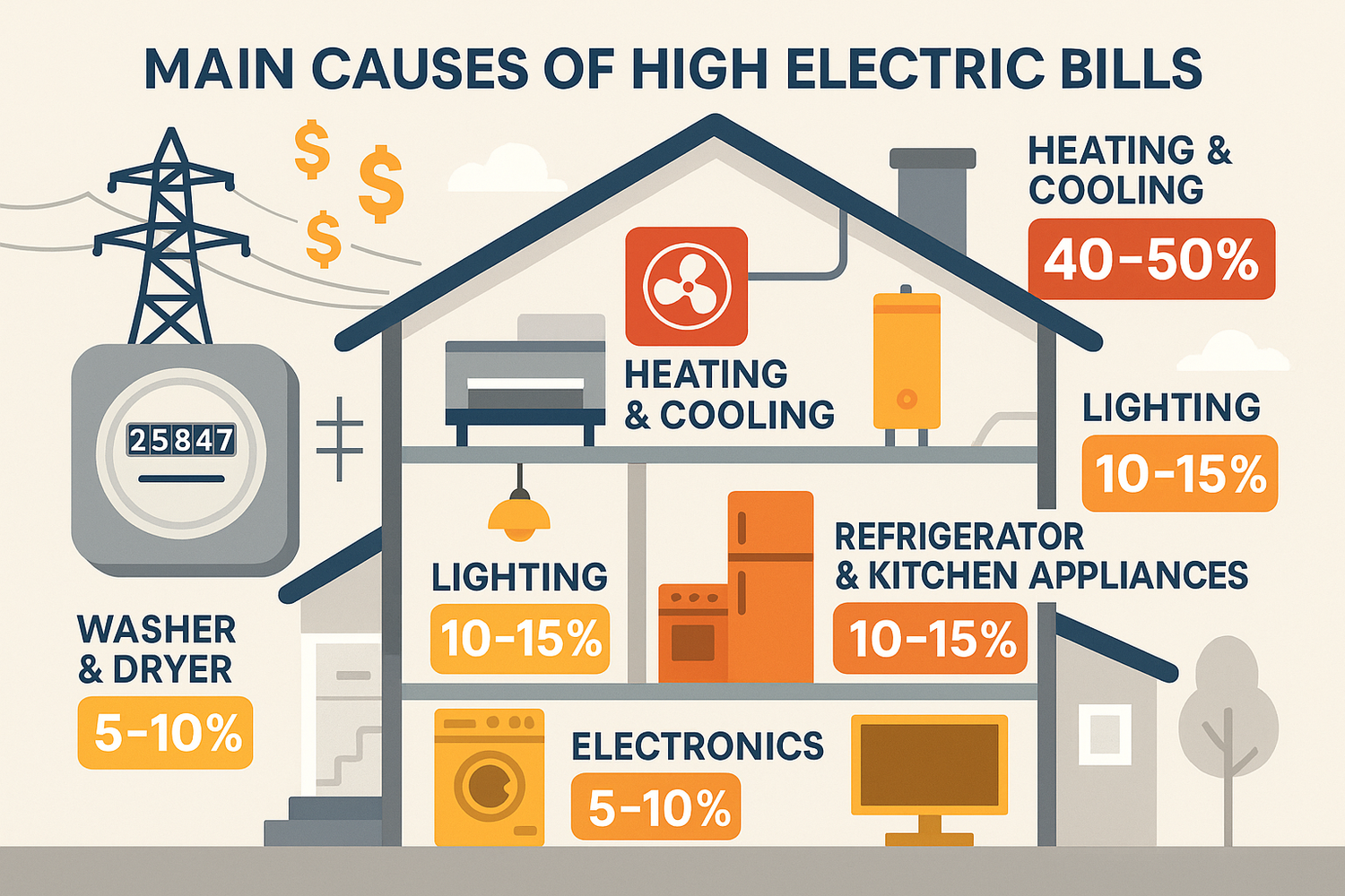 Why Is My Electric Bill So High? What Raises It Most?