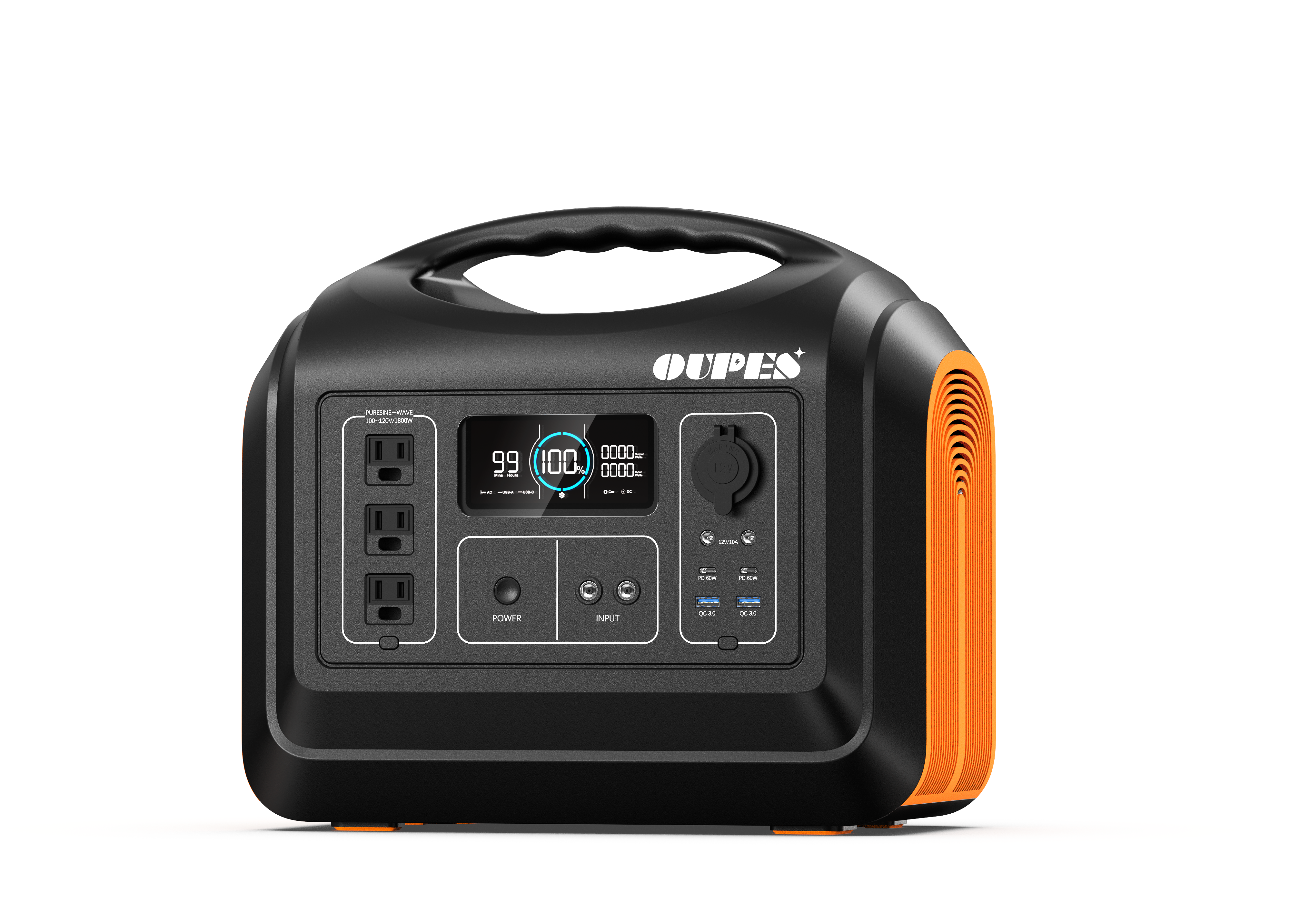 (Refurbished) OUPES 1800W, 1488Wh Portable Power Station