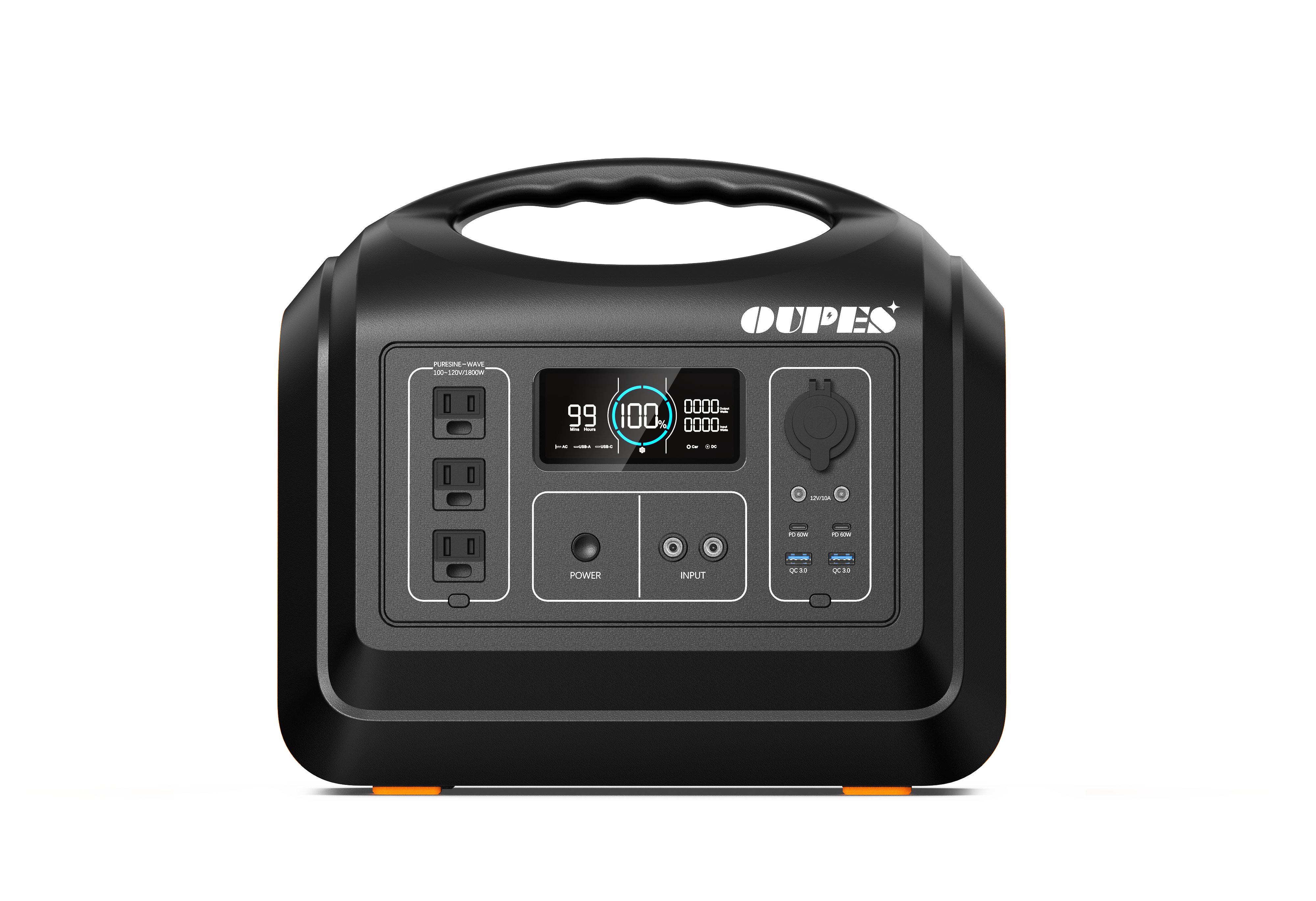 (Refurbished) OUPES 1800W, 1488Wh Portable Power Station