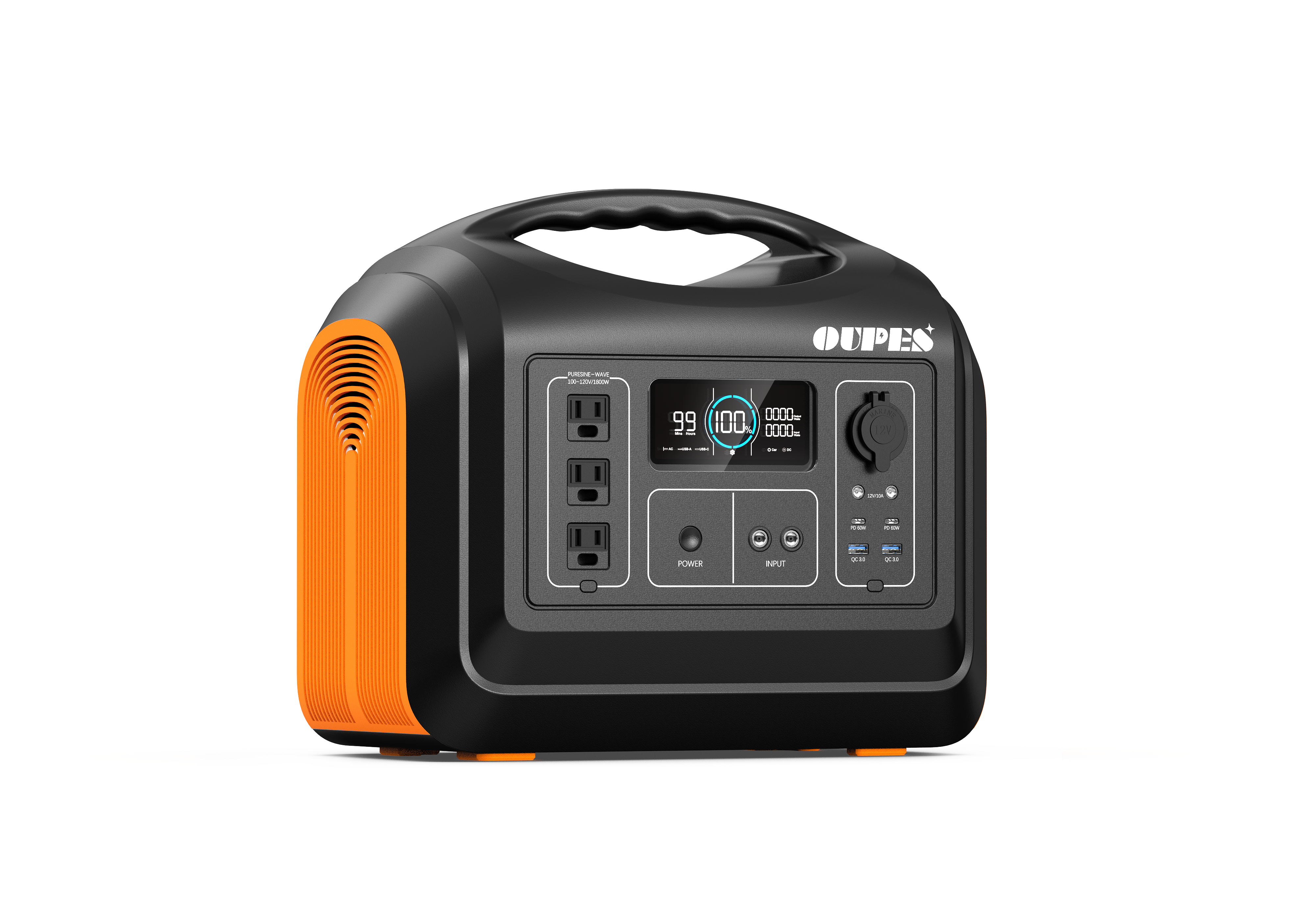 (Refurbished) OUPES 1800W, 1488Wh Portable Power Station