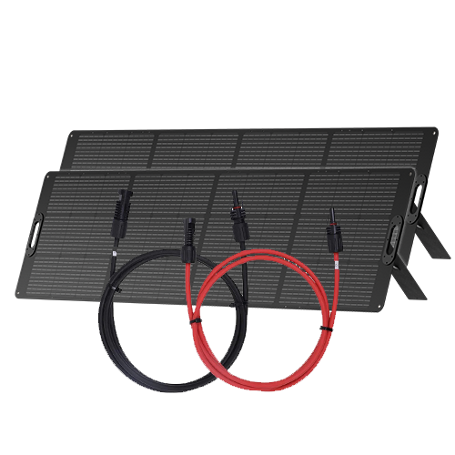 Extension Cable + 2*240W Solar Panel | Solar Generator Kit