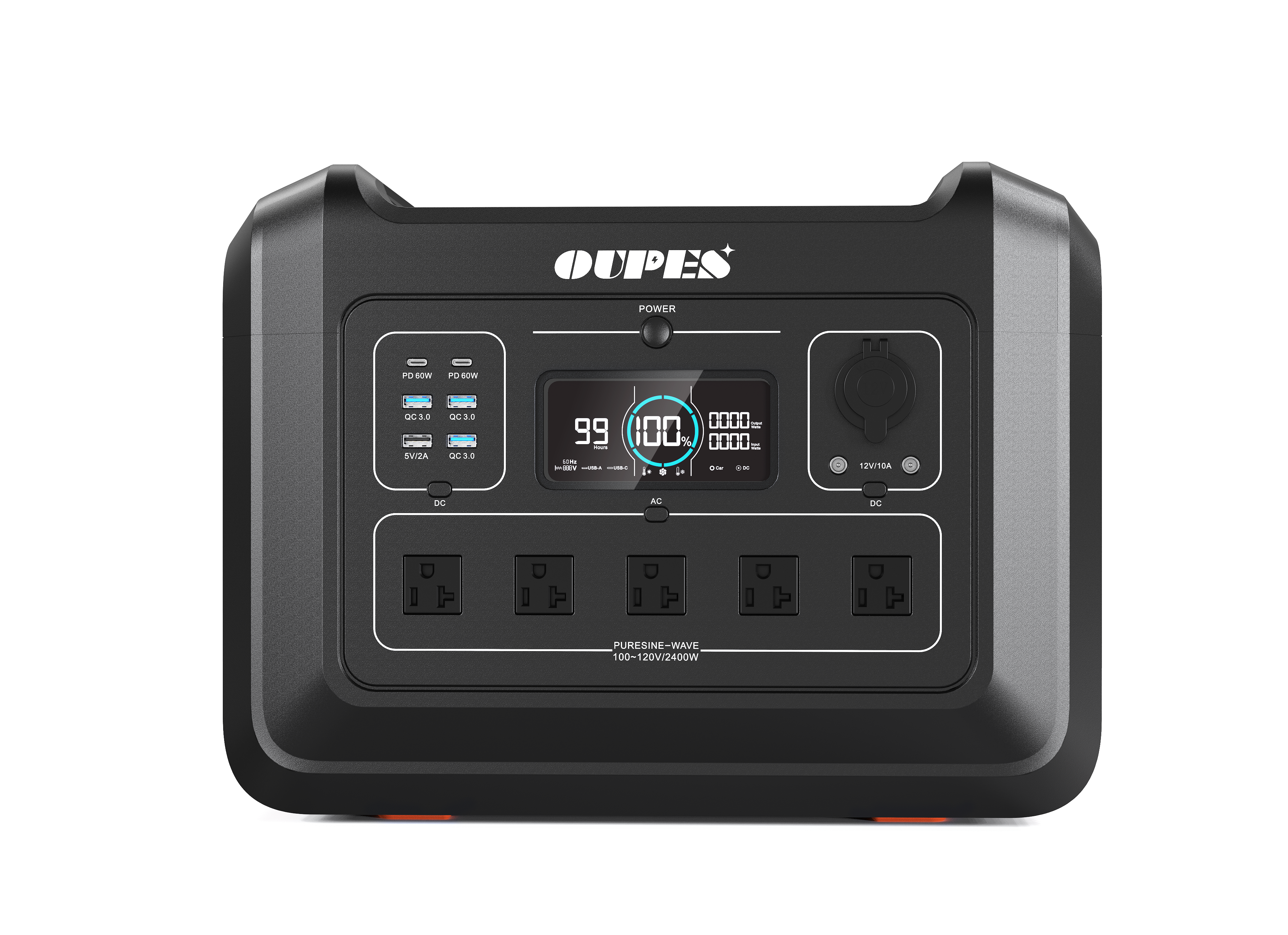 (Refurbished) OUPES 2400W, 2232Wh Portable Power Station