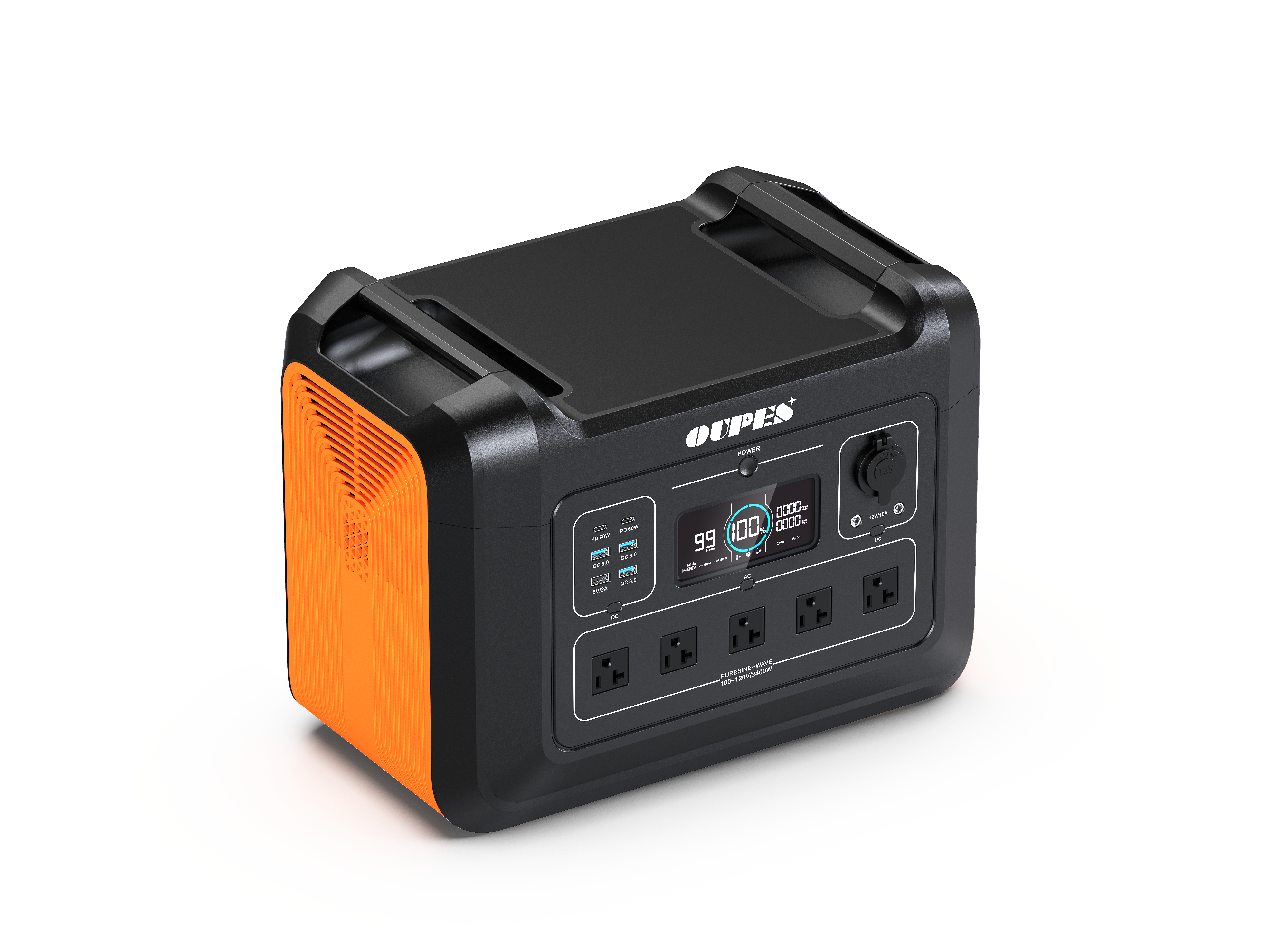 (Refurbished) OUPES 2400W, 2232Wh Portable Power Station