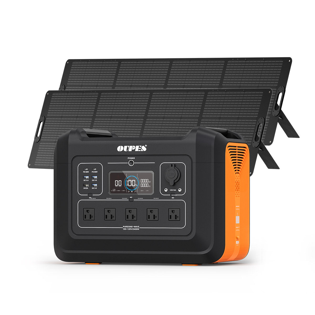 OUPES 2400 + 480W Solar Panel | Solar Generator Kit