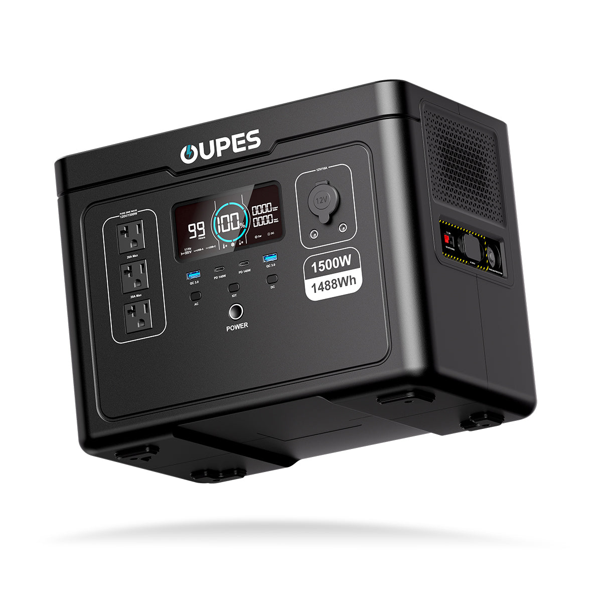 OUPES Exodus 1500 Portable Power Station | 1500W 1488Wh