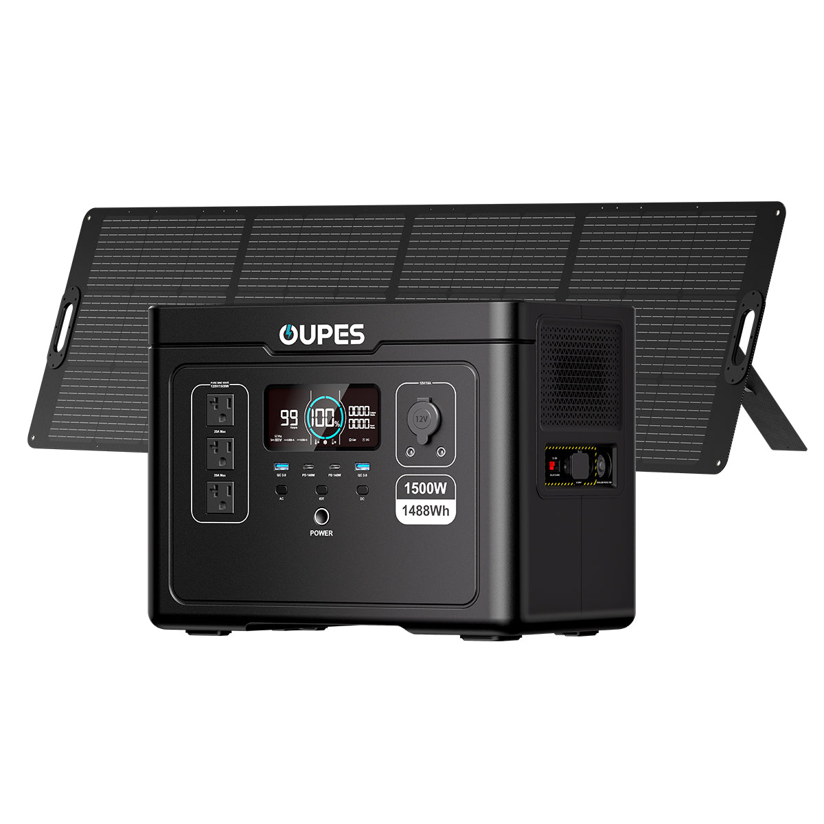 OUPES Exodus 1500 Portable Power Station | 1500W 1488Wh