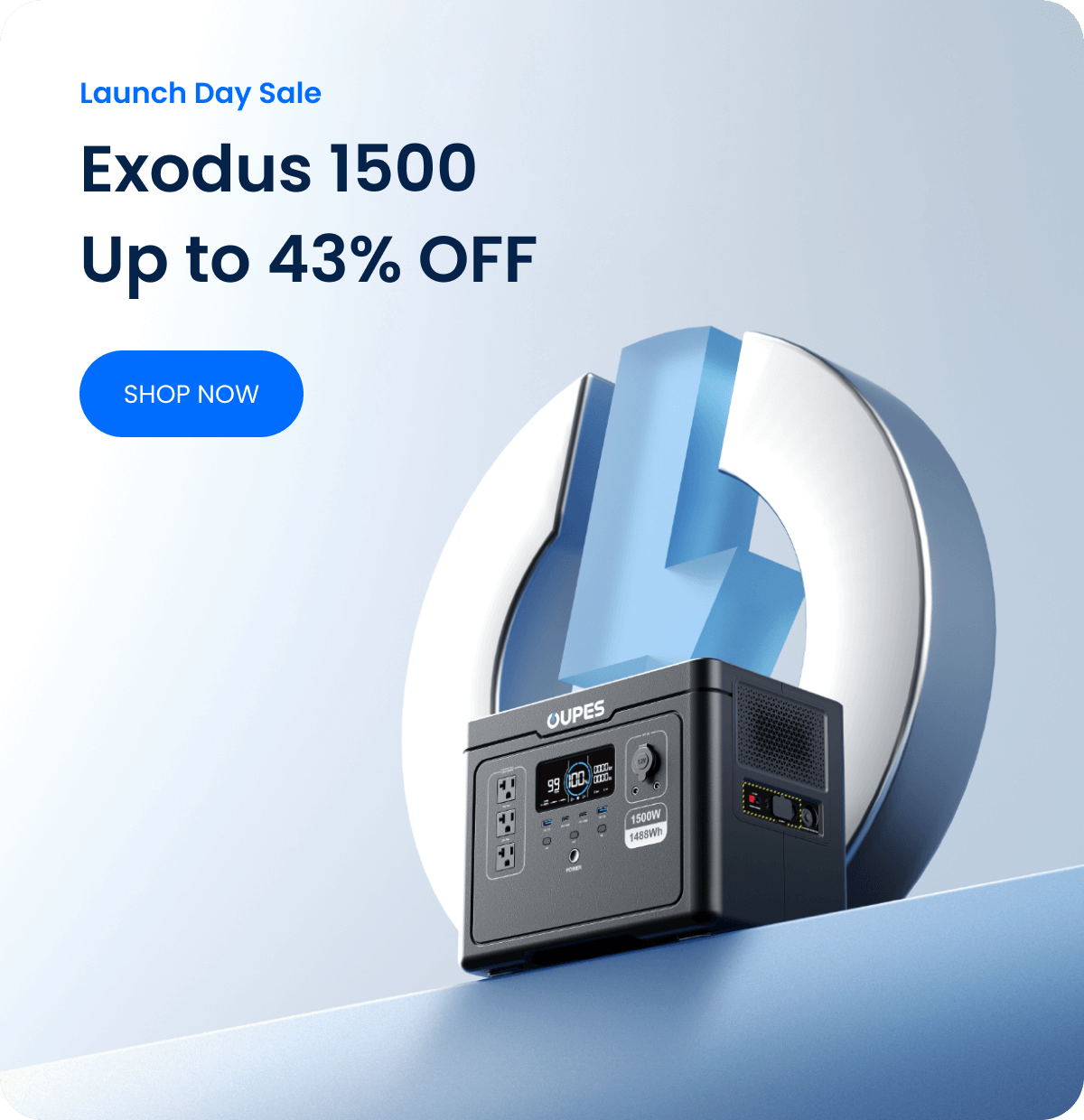 OUPES Exodus 1500 Power Station Up to 43% OFF