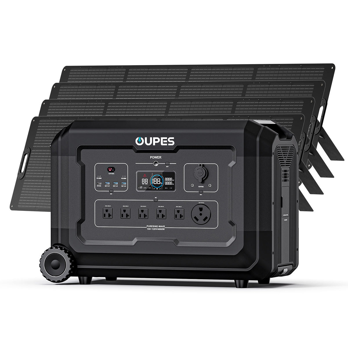 OUPES Mega 5 Home Backup & Portable Power Station | 4000W 5040Wh