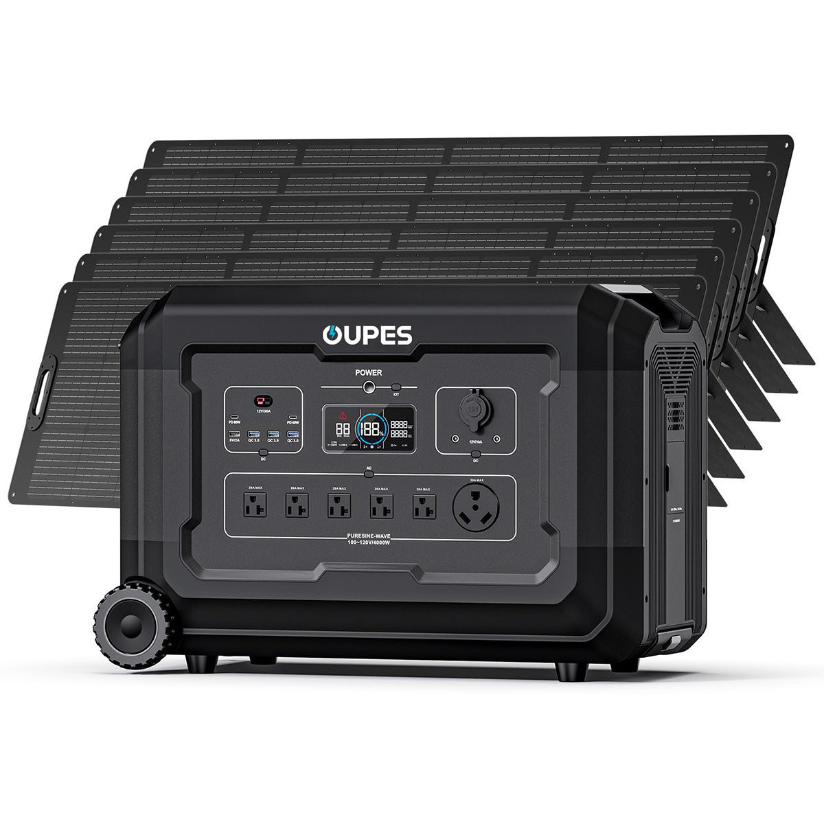 OUPES Mega 5 Home Backup & Portable Power Station | 4000W 5040Wh