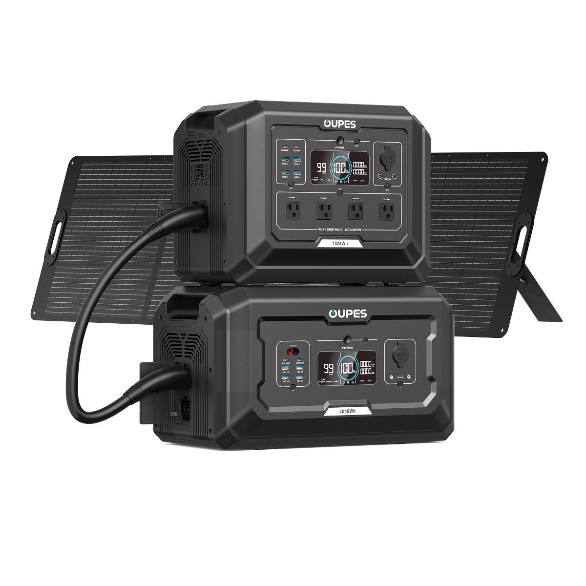 OUPES Mega 1 Home Backup & Portable Power Station | 2000W 1024Wh
