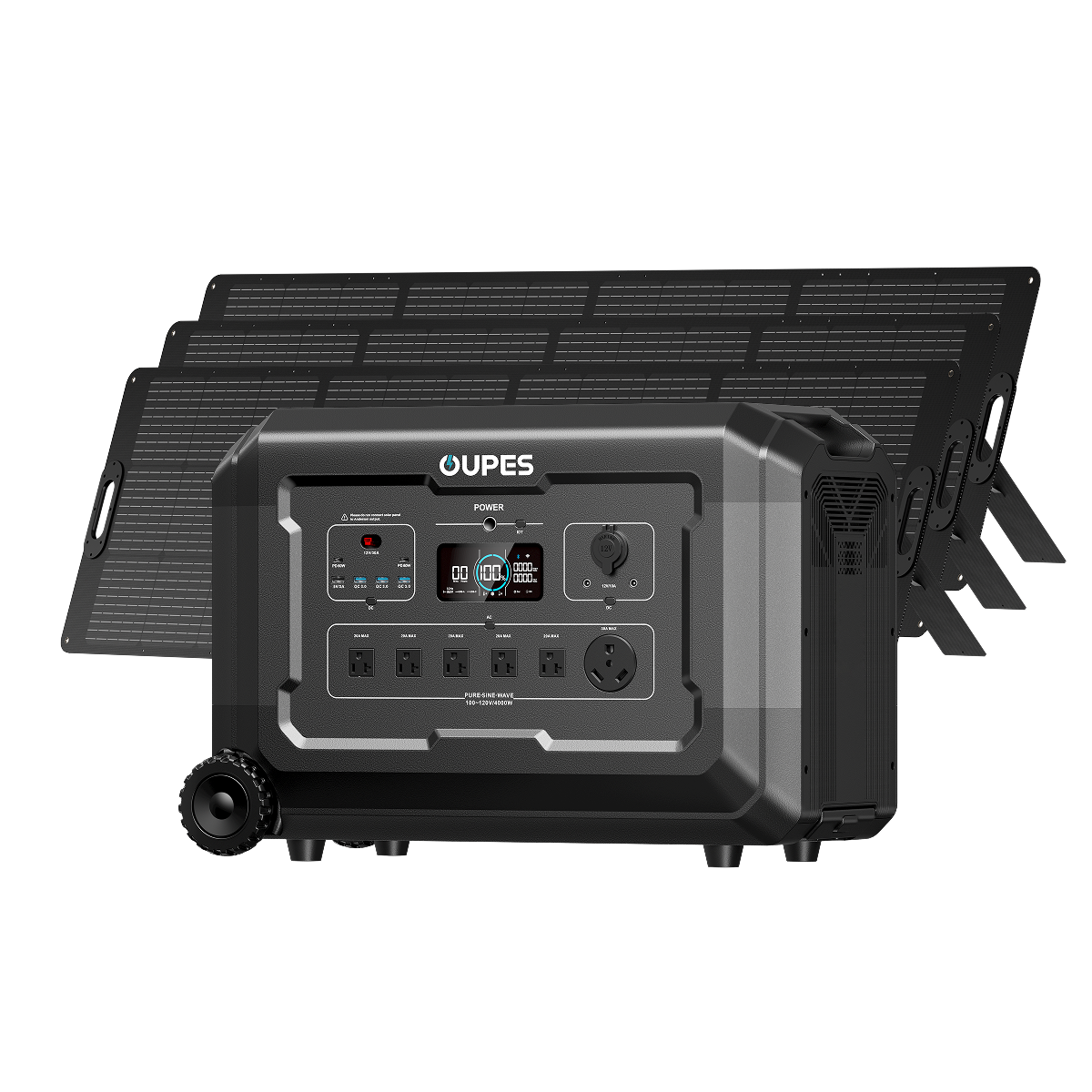 OUPES Mega 5 Home Backup & Portable Power Station | 4000W 5040Wh