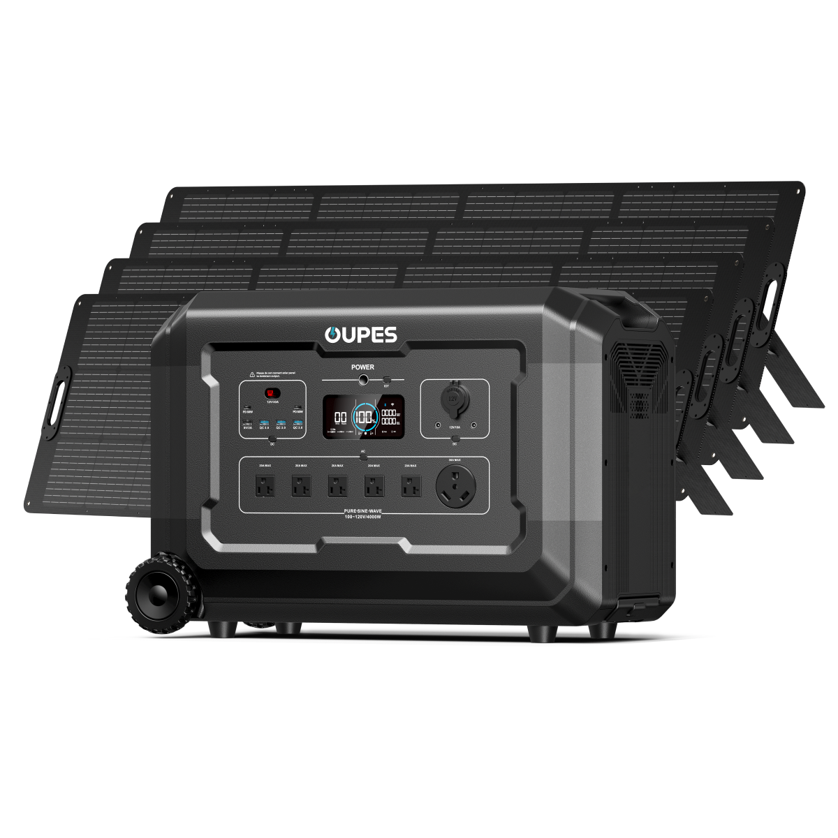 OUPES Mega 5 Home Backup & Portable Power Station | 4000W 5040Wh