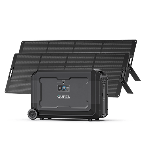 Solar Generator Solar External Battery High Performance 12V Solar Generator,  10kW Surge Portable Solar Battery Box